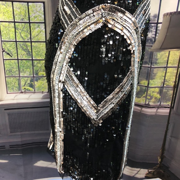 Aidan Mattox size 0 MSRP $395 sequined party dress - Picture 4 of 16